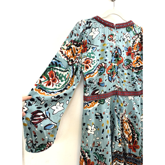 Anthropologie Akemi + Kin Beaded Midi Dress Maximalist Bohemian Hippie Boho 6 - Picture 8 of 11